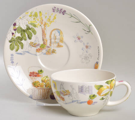 Provence Breakfast Cup & Saucer Set