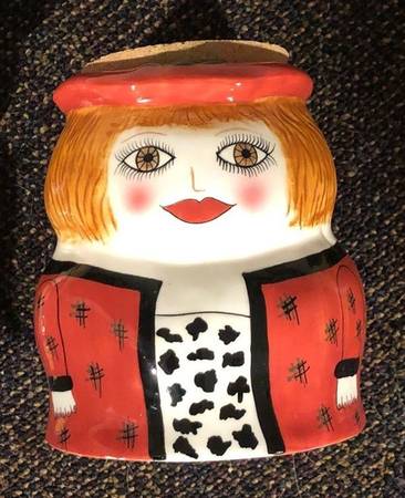 Lady Little Lady Medium Canister & Cork Stopper