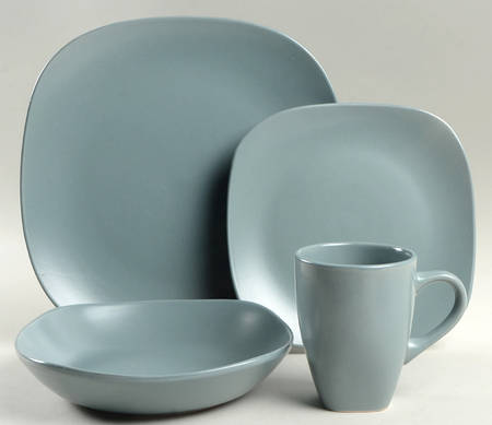 Casual Style Green 4 Piece Place Setting
