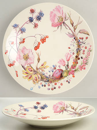 Bouquet Floral 12" Pasta Serving Bowl