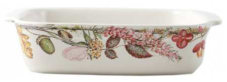 Bouquet Floral 10" Rectangular Baker