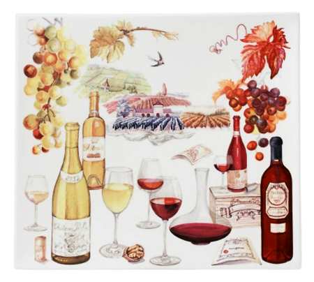 Bouquet Wine 11" Rectangular Serving Platter