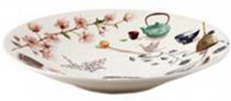 Teatime 12" Shallow Round Bowl