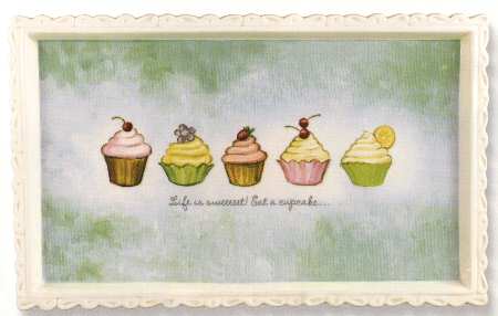 Just Desserts Rectangular Tray 11"