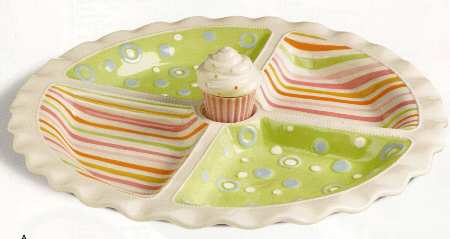 Sweet Soiree 4 Part Relish with Center Lid