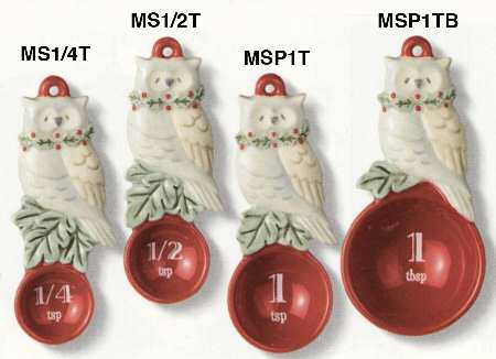 Winter Wilderness 1/2 Teaspoon Ceramic Measuring Spoon