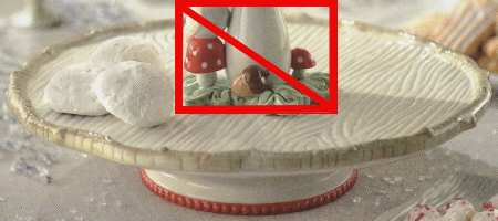 Winter Wilderness 11" Diameter Pedestal Cake Stand