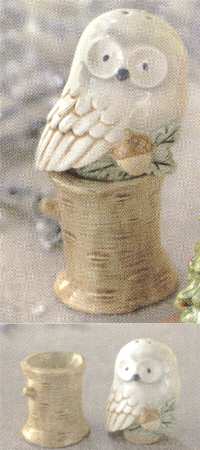 Winter Wilderness Figural Salt & Pepper Set