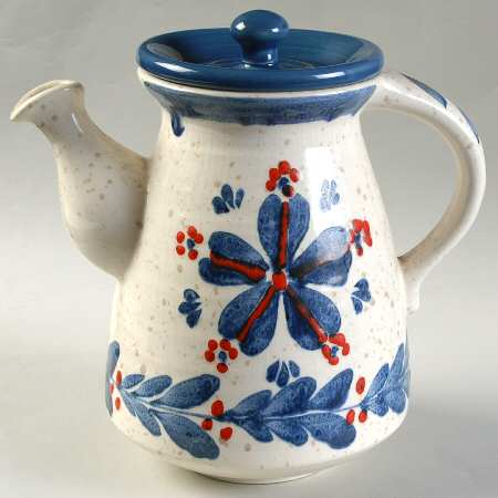 Stella Blau Coffee Pot & Lid