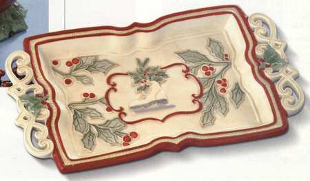 Let Nature Sing Handled Square Tray