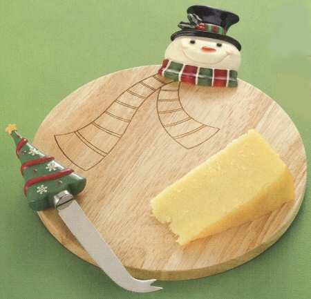 Snocountry 2 Piece Cheese Dish and Knife Set