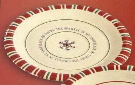 Make It Merry Dessert/Pie Plate