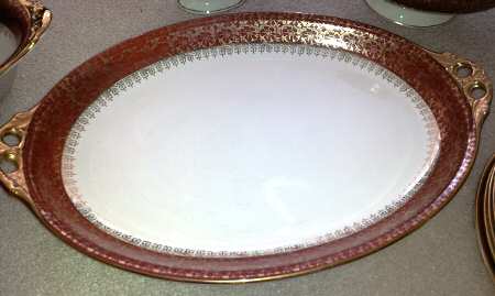 124B 14" Oval Serving Platter