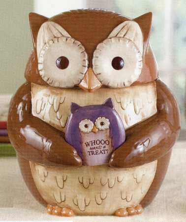 Crimson Hollow Figural Cookie Jar & Lid