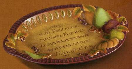 Home Again 12" Oval Vegetable Bowl