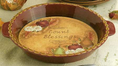 Home Again Pie Serving Plate