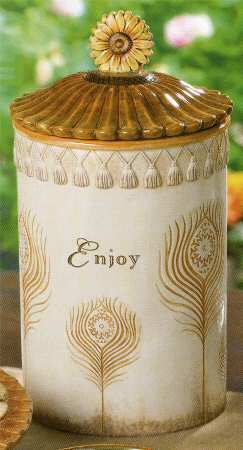 Indian Summer Cookie Jar & Lid