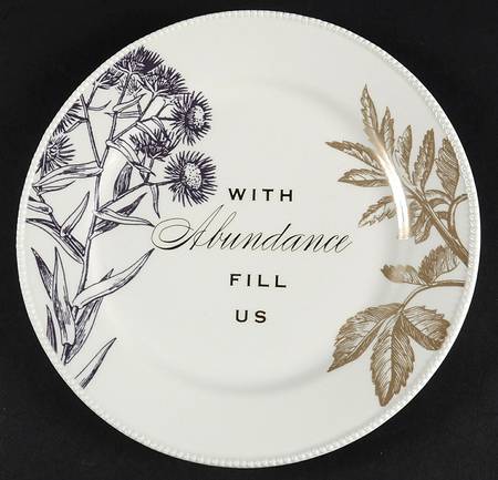 Gift of Thanks Salad Plate