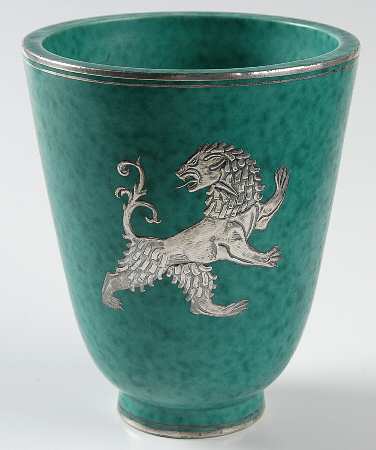 Turquoise Argenta by Gustavsberg