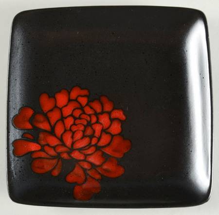 Zinnia Bloom Salad Plate