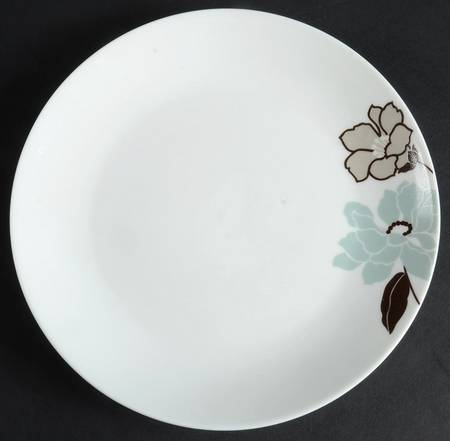 Floral Shadow Salad Plate