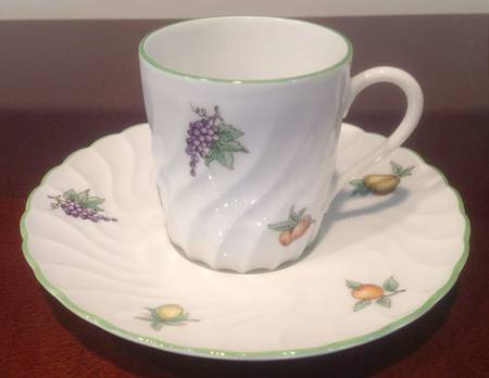 12935 Flat Demitasse Cup & Saucer Set