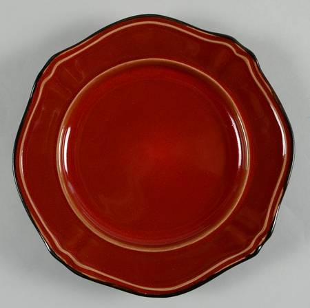 Ashbury Red Salad Plate