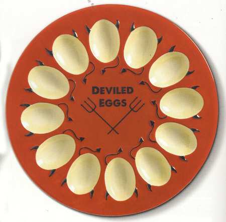 Backyard Bbq Deviled Egg Plate
