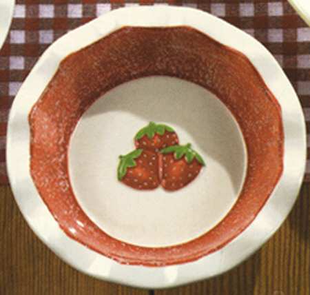 Backyard Bbq Fruit/Dessert (Sauce) Bowl