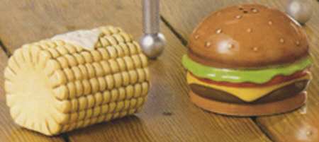 Backyard Bbq Figural Salt and Pepper