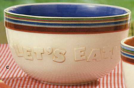 Backyard Bbq 8" Salad Serving Bowl