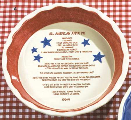 Backyard Bbq 10" Pie Baking Plate
