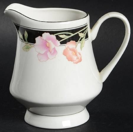Black Satin Creamer