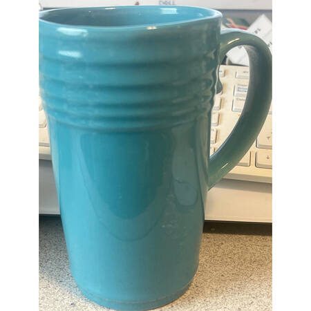 Stanza Turquoise Latte Mug
