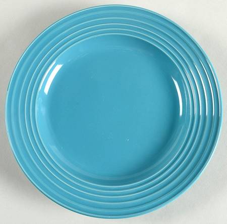 Stanza Turquoise Salad Plate by Gibson Designs