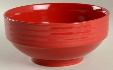 Stanza Red 9" Round Serving Bowl