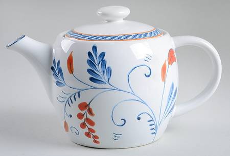 Spanish Botanica Teapot & Lid