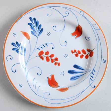 Spanish Botanica Canape Plate