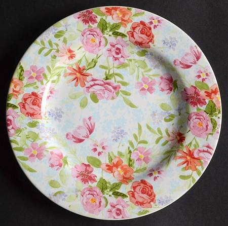 Spring Bouquet Salad Plate