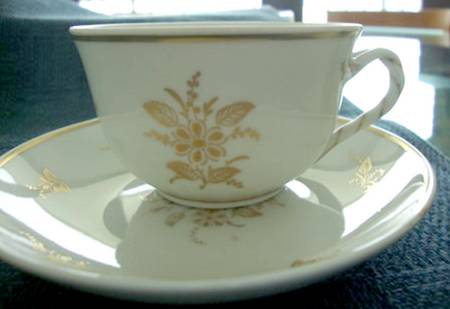 GIN315 Flat Cup & Saucer Set