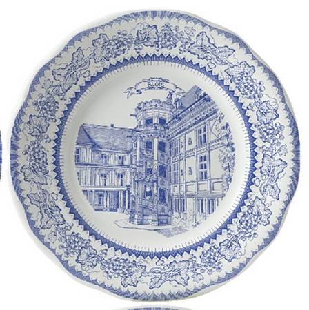 Chateaux de la Loire Dessert/Pie Plate
