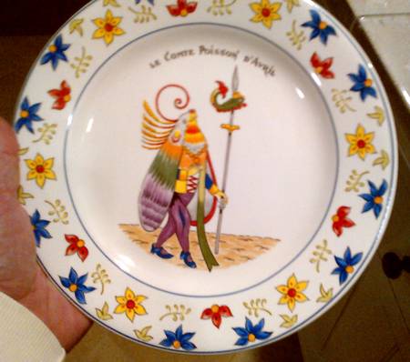 Les Fetes du Calendrier Salad Plate