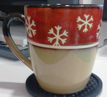 Rustic Snow Flake Mug