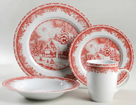 Holiday Retreat 4 Piece Place Setting