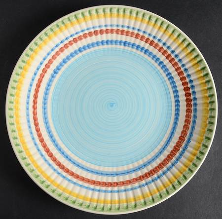 Festive Stripes Blue by Gibson Designs