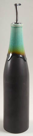 Ocean Paradise Jade Oil Or Vinegar Cruet and Stopper