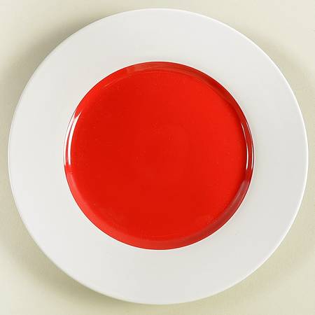 Style Deluxe Red Salad Plate