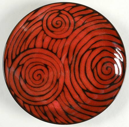 Night Swirl Salad Plate