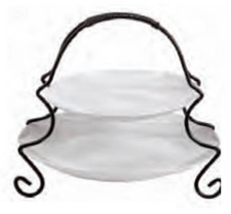 Gracious Dining 2 Tiered Serving Tray