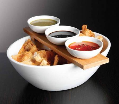 Gracious Dining (5 Pc) Tidbit Set (Serving Bowl, 3 Tidbit & Tray)